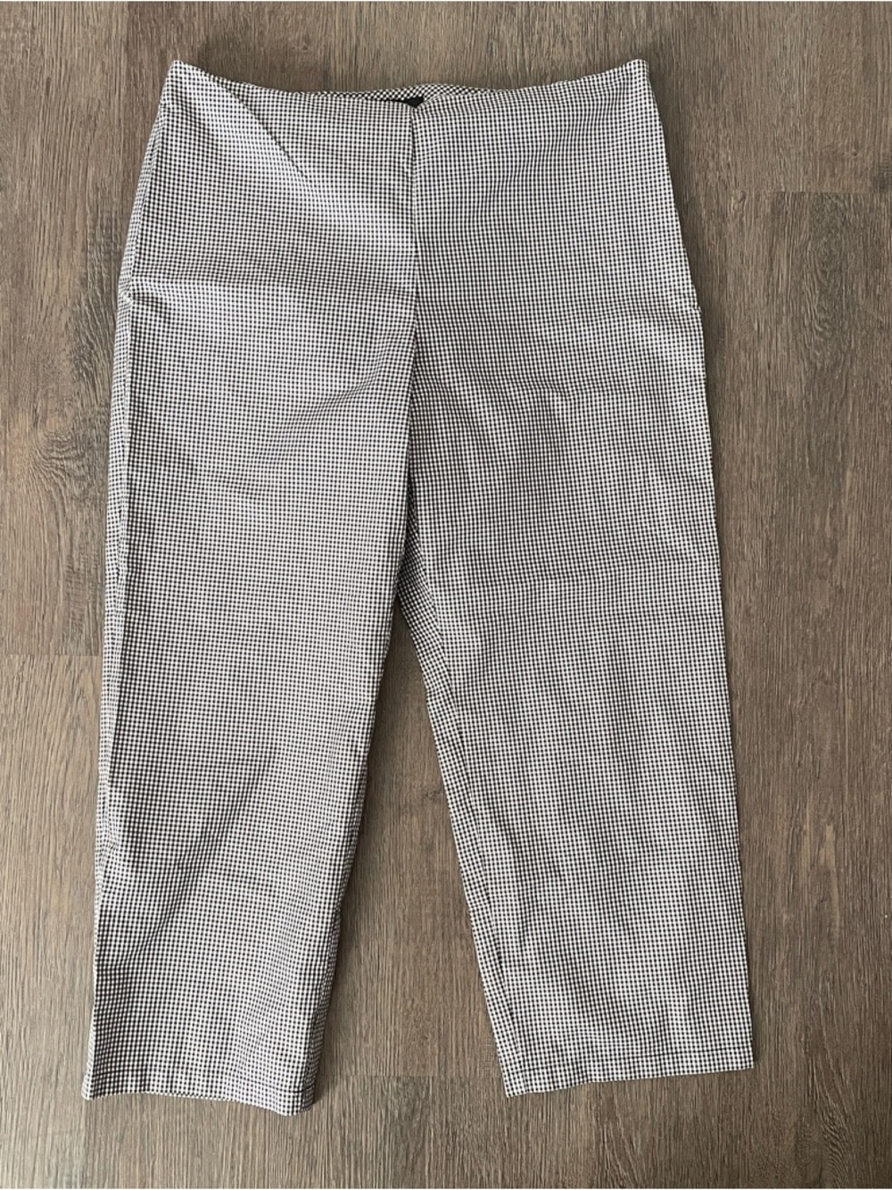 Y2K The Limited Black & White Micro-Check Dress Pants